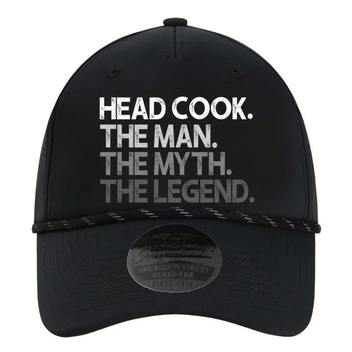 Head Cook Chef The Myth Legend Gift Performance The Dyno Cap