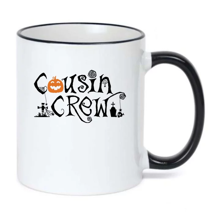 Halloween Cousin Crew Family Matching Black Color Changing Mug