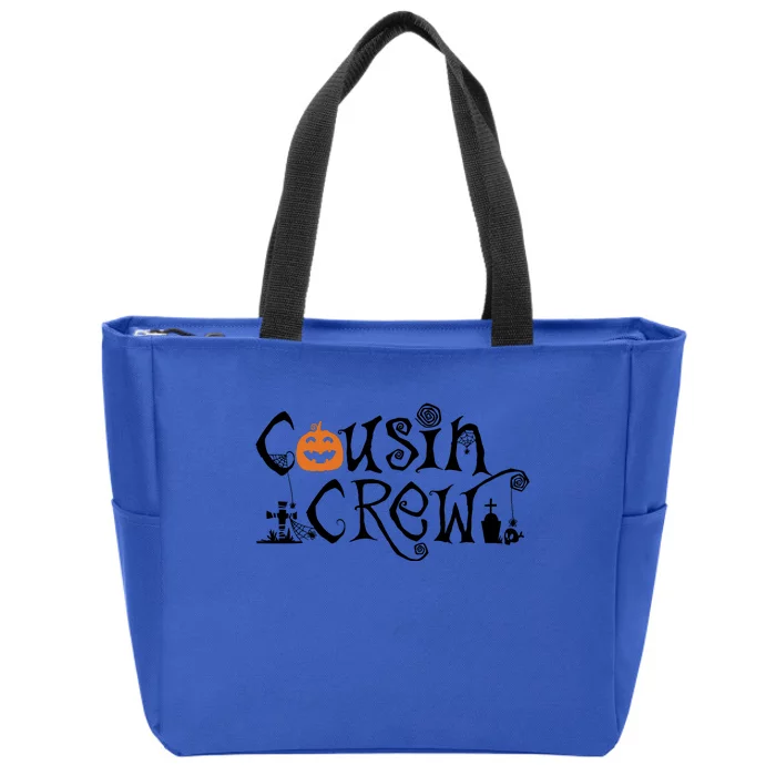 Halloween Cousin Crew Family Matching Zip Tote Bag