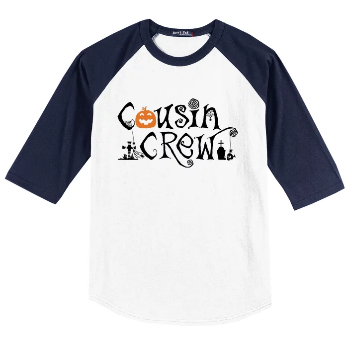 Halloween Cousin Crew Family Matching Baseball Sleeve Shirt