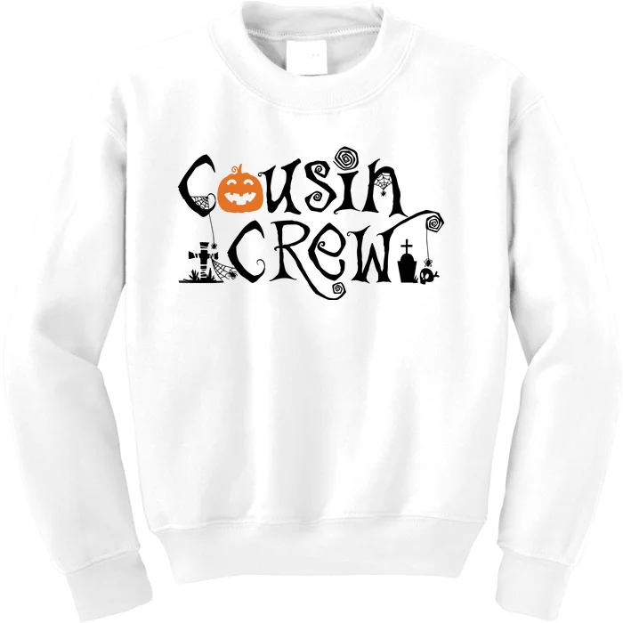 Halloween Cousin Crew Family Matching Kids Sweatshirt