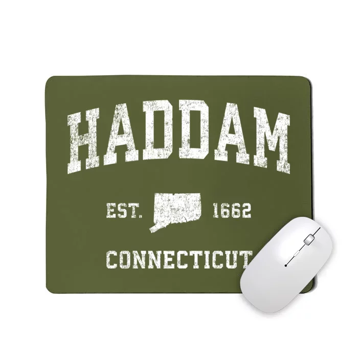 Haddam Connecticut Ct Vintage Sports Mousepad