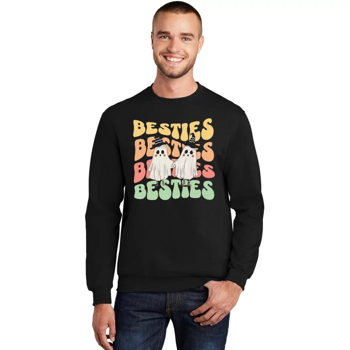 Halloween Couples Costume For Best Friends Besties Ghosts Tall Sweatshirt