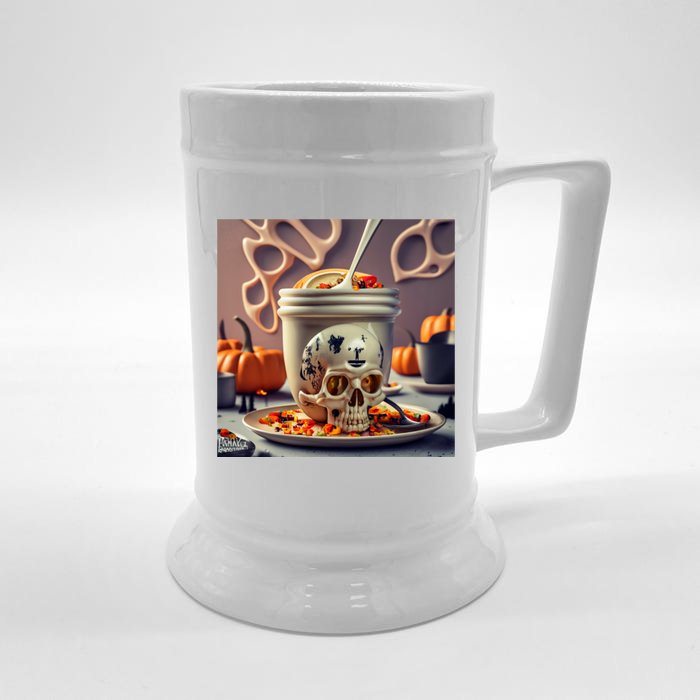 Halloween Candies Cereal Front & Back Beer Stein