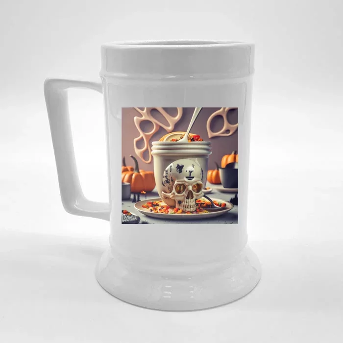 Halloween Candies Cereal Front & Back Beer Stein