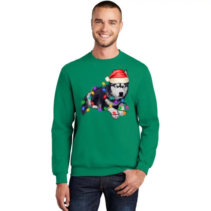 Husky Christmas Cute Dog Lover Holiday Sweatshirt