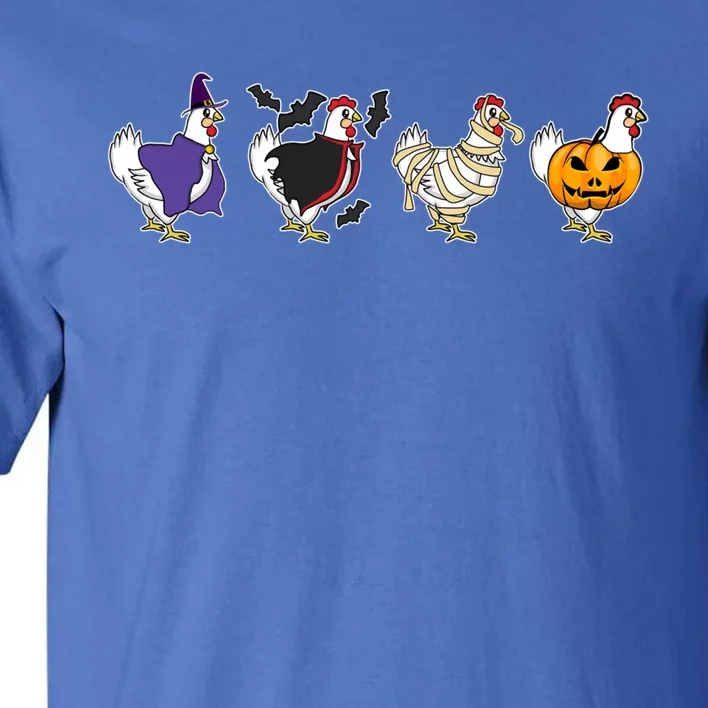 Halloween Chicken Costume Witch Vampire Mummy Pumpkin Jack Funny Gift Tall T-Shirt