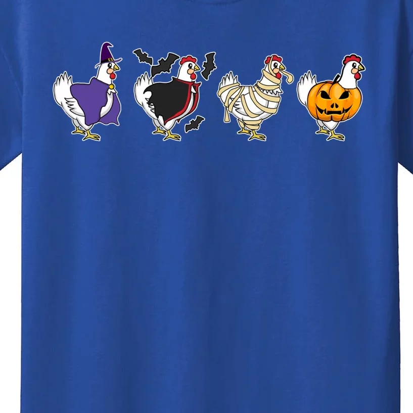 Halloween Chicken Costume Witch Vampire Mummy Pumpkin Jack Funny Gift Kids T-Shirt