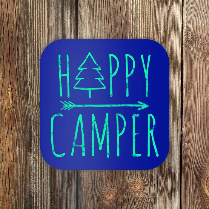 Happy Camper Camping Gift Coaster