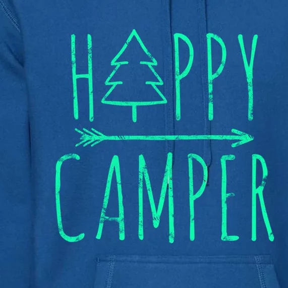 Happy Camper Camping Gift Premium Hoodie