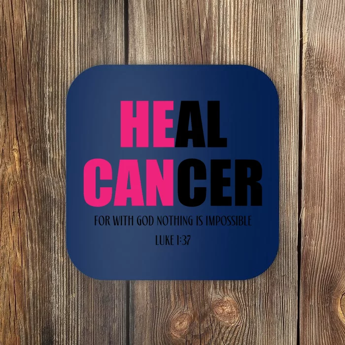 Heal Cancer | Cancer Awareness Coaster