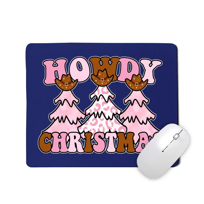 Howdy Christmas Cute Holiday Mousepad