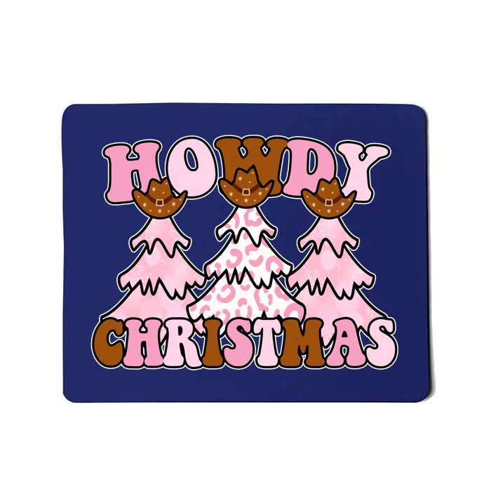 Howdy Christmas Cute Holiday Mousepad