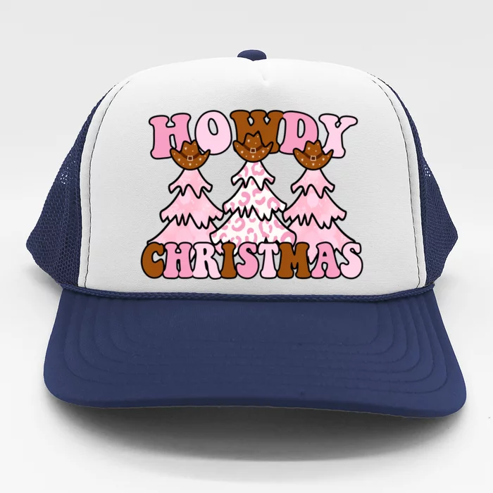 Howdy Christmas Cute Holiday Trucker Hat