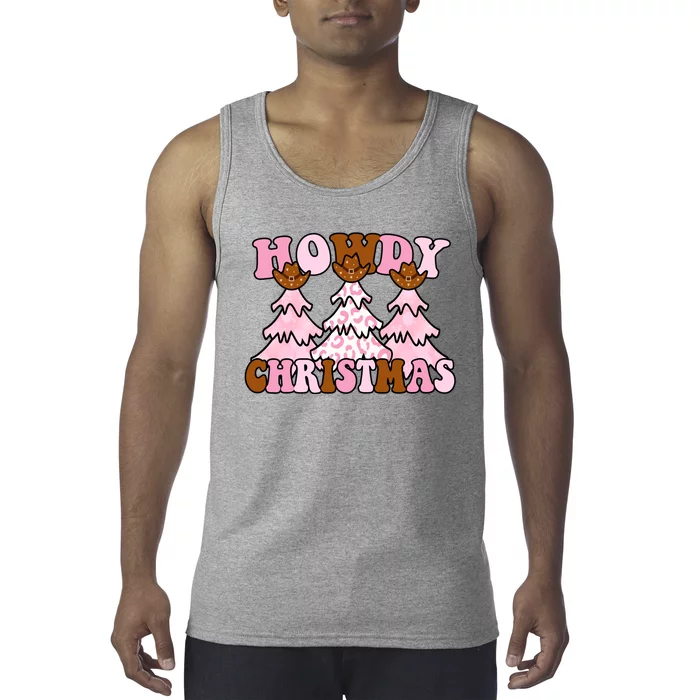 Howdy Christmas Cute Holiday Tank Top