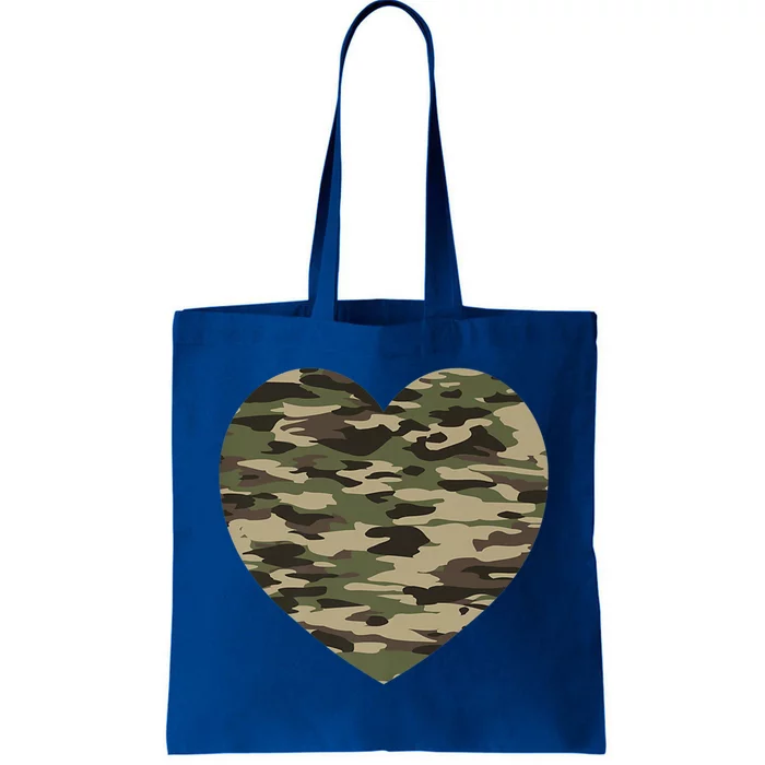 Heart Camoflauge Clothing Camo Military Tactical Gift Tote Bag