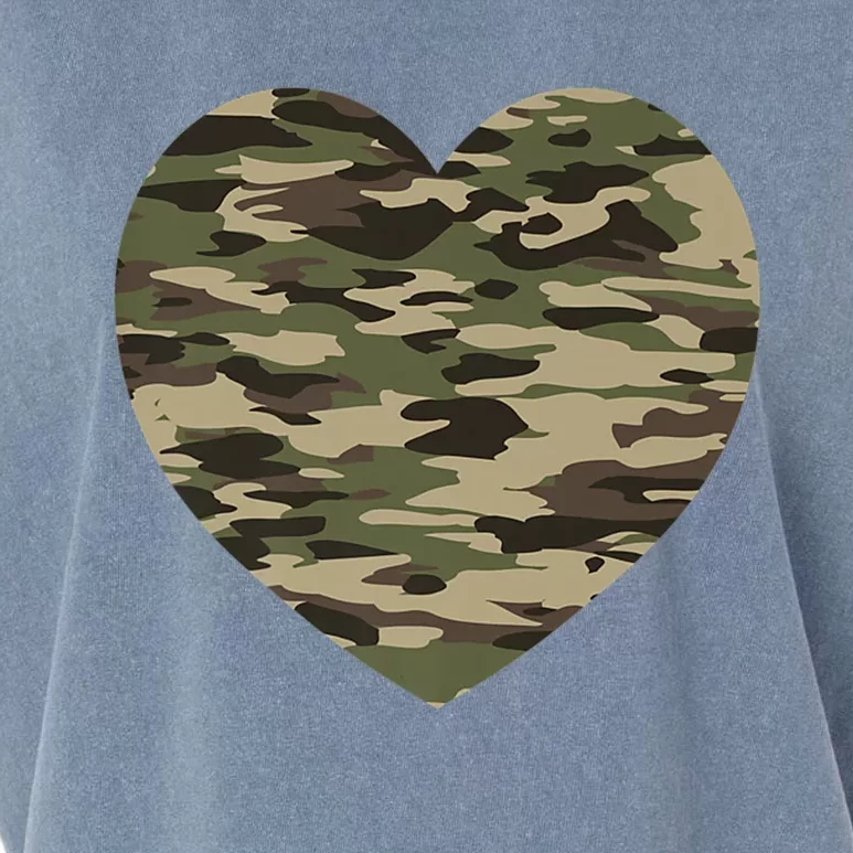 Heart Camoflauge Clothing Camo Military Tactical Gift Garment-Dyed Women's Muscle Tee