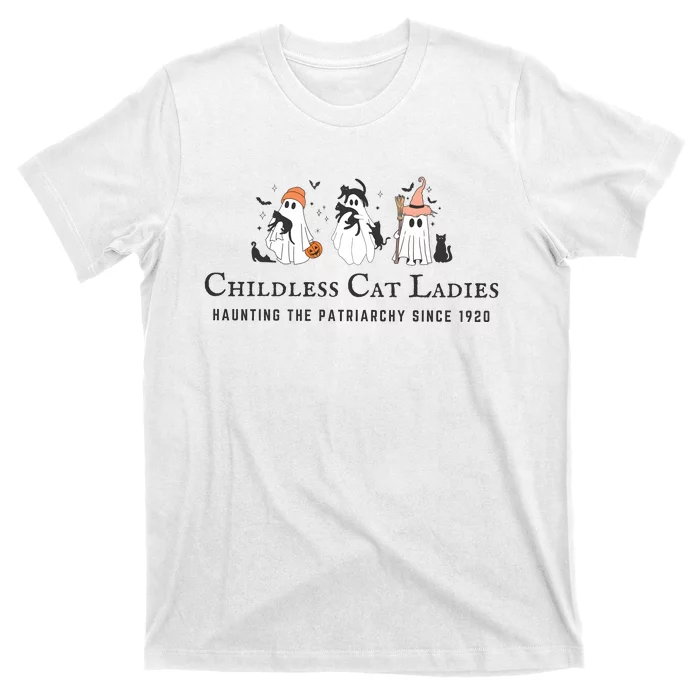 Halloween Childless Cat Lady T-Shirt