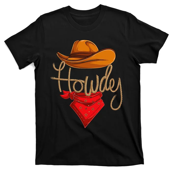 Howdy Cowboy Cowgirl Western Country Rodeo Howdy T-Shirt