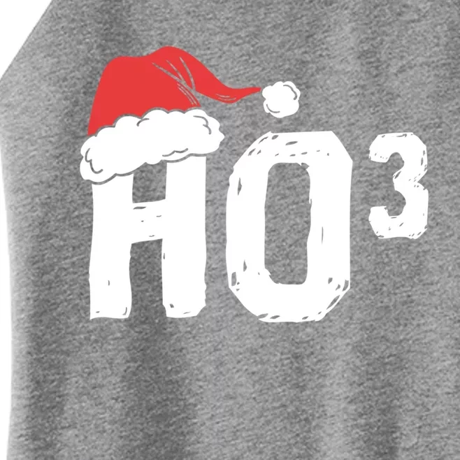 Ho3 Cubed Christmas Ho Ho Ho Math Teacher Xmas Mathematics Great Gift Women’s Perfect Tri Rocker Tank