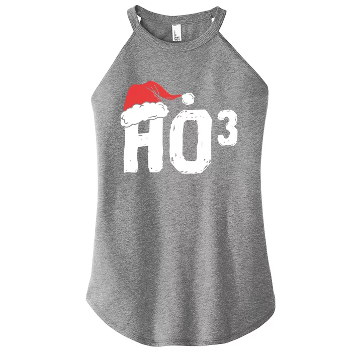 Ho3 Cubed Christmas Ho Ho Ho Math Teacher Xmas Mathematics Great Gift Women’s Perfect Tri Rocker Tank