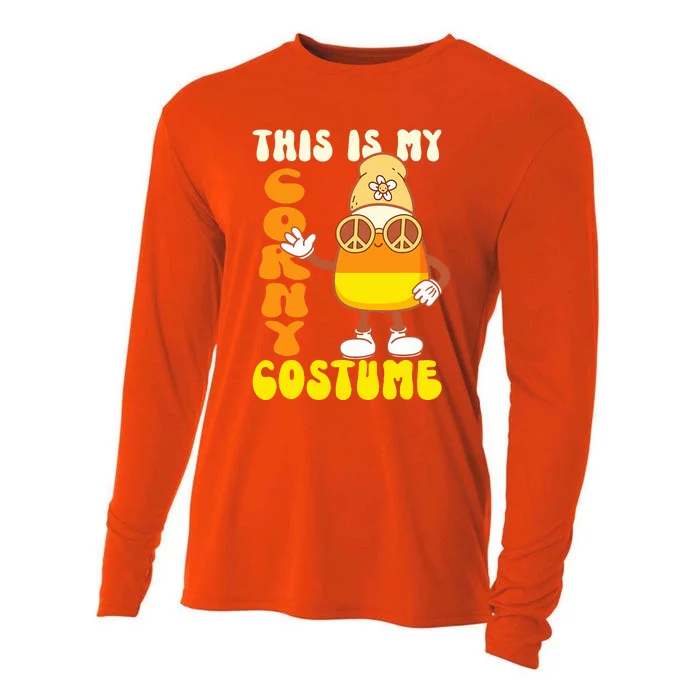 Halloween Candy Corn This Is My Corny Costume Cooling Performance Long Sleeve Crew