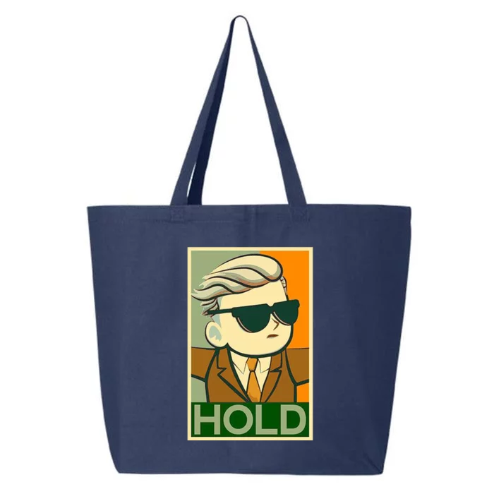 Hold Crypto Currency Cartoon 25L Jumbo Tote