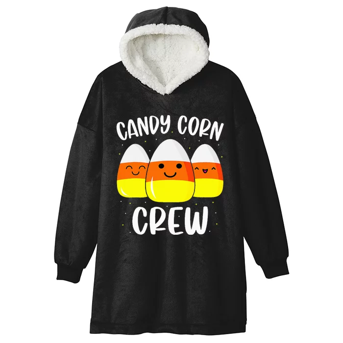 Halloween Candy Corn Crew Costume Fun Friends Outfit Hooded Wearable Blanket