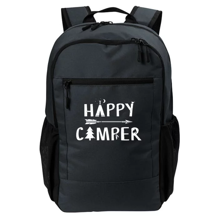 Happy Camper Camping Gift Camp Gift Daily Commute Backpack