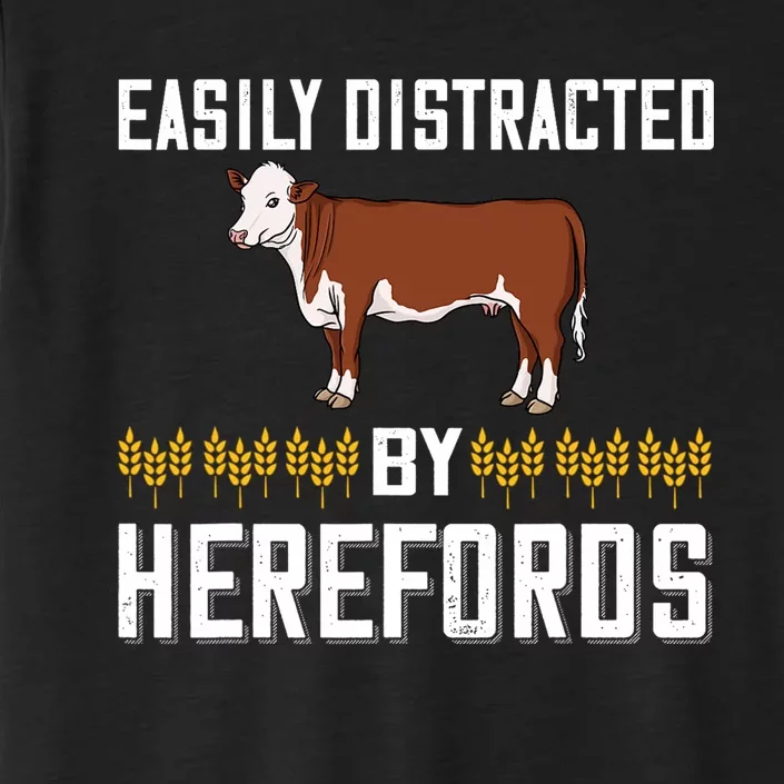 Hereford Cow Cattle Bull Beef Farm ChromaSoft Performance T-Shirt