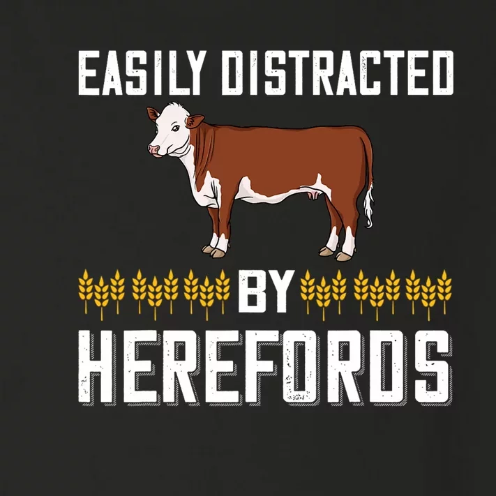 Hereford Cow Cattle Bull Beef Farm Toddler Long Sleeve Shirt