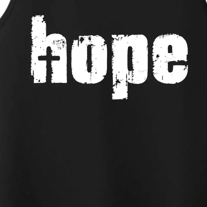 Hope Cross Christianity Performance Tank