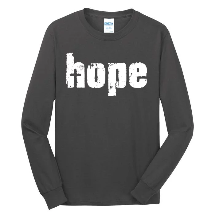 Hope Cross Christianity Tall Long Sleeve T-Shirt