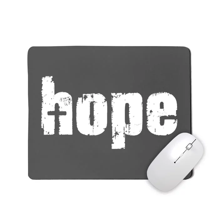 Hope Cross Christianity Mousepad