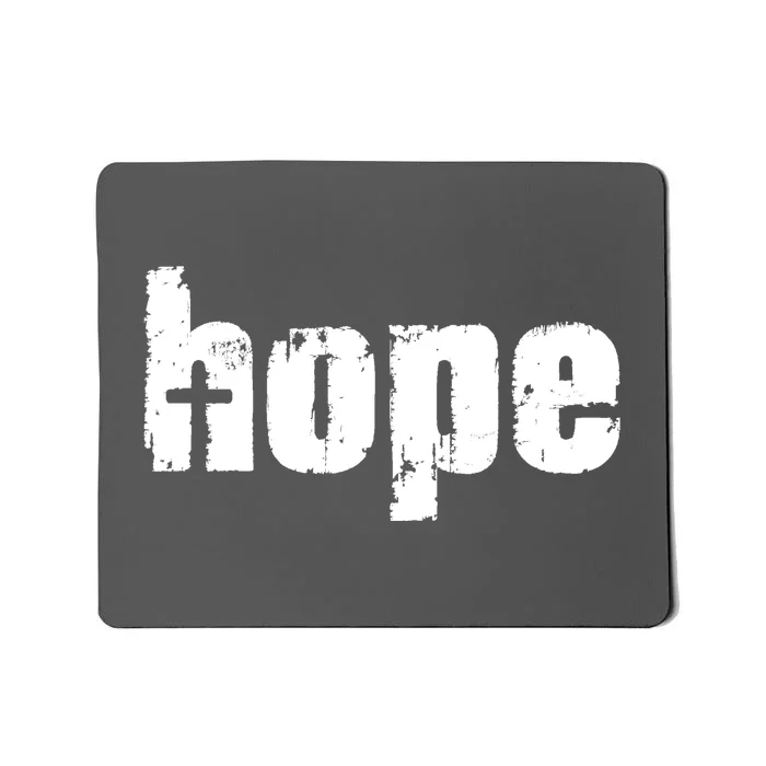 Hope Cross Christianity Mousepad