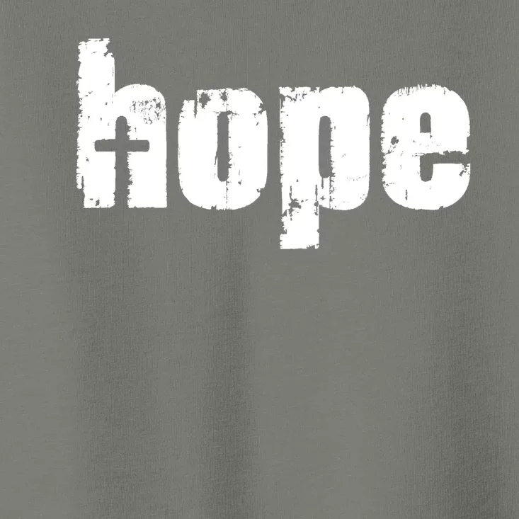 Hope Cross Christianity Toddler T-Shirt