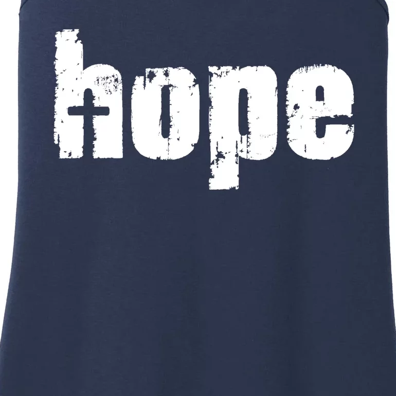 Hope Cross Christianity Ladies Essential Tank