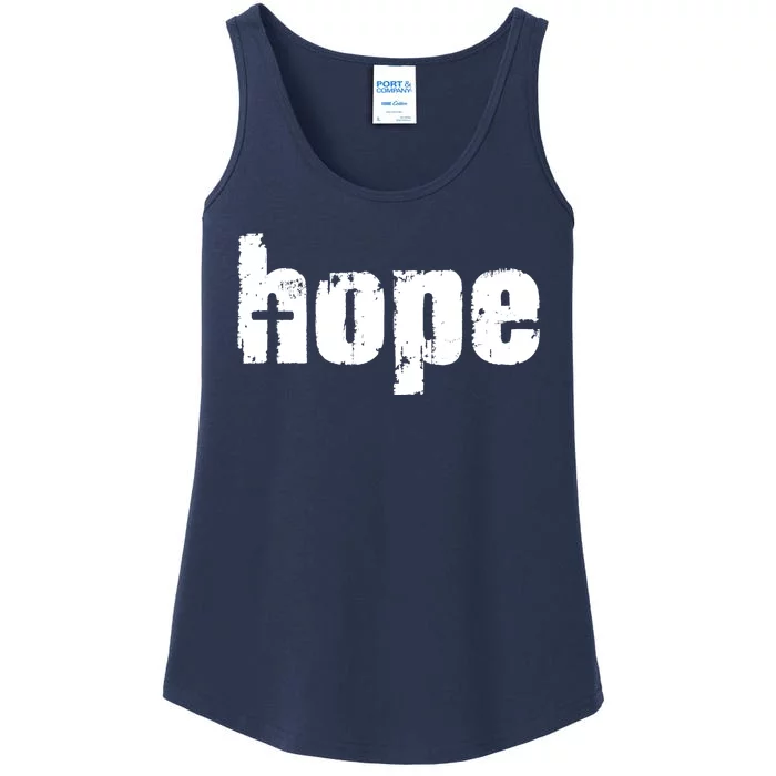 Hope Cross Christianity Ladies Essential Tank