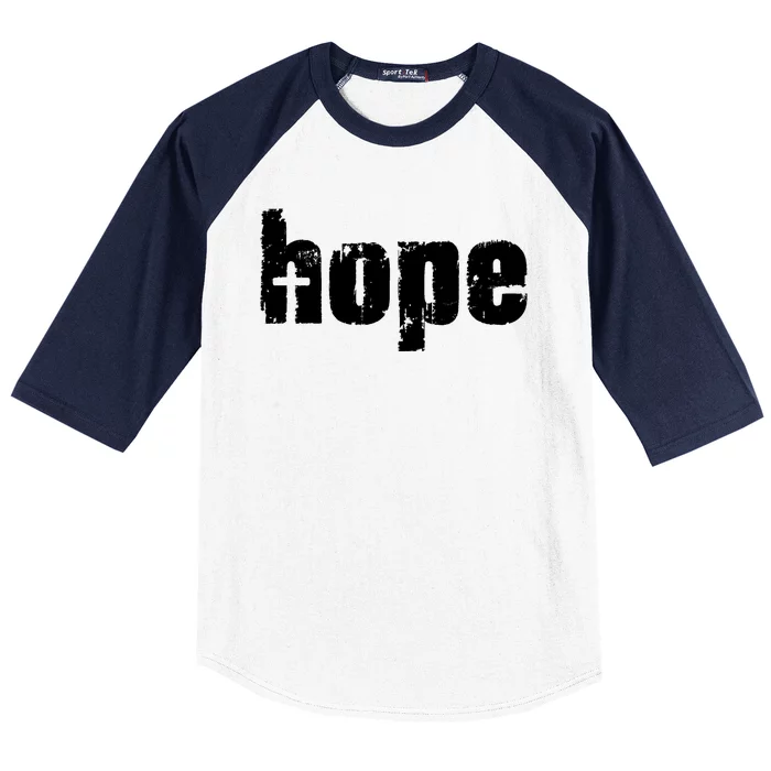 Hope Cross Christianity Baseball Sleeve Shirt