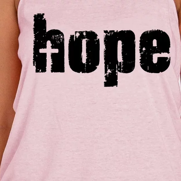 Hope Cross Christianity Women's Knotted Racerback Tank