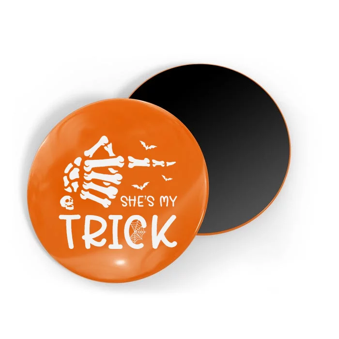 Halloween Costume Couples SheS My Trick Skeleton Hand Magnet