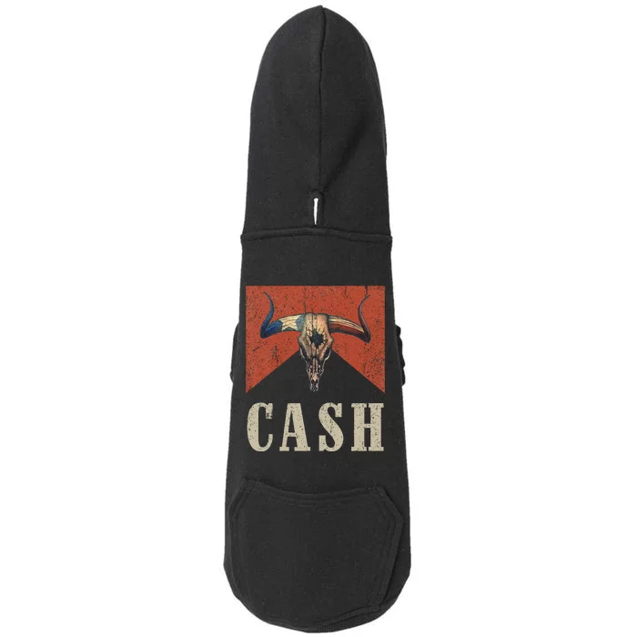 Howdy Cash Cowboy 90s Personalized Team Cash Family Outlaw Doggie 3-End Fleece Hoodie