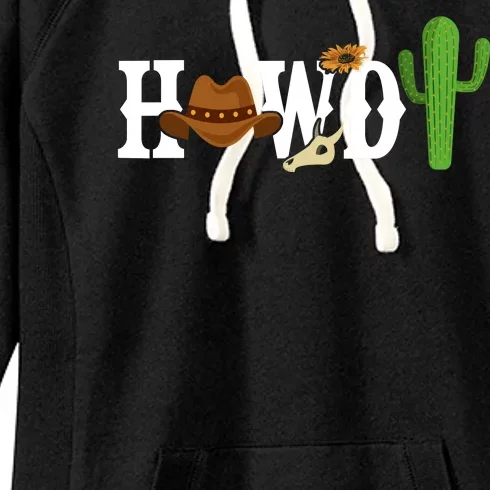 Howdy Cactus Country Women's Fleece Hoodie