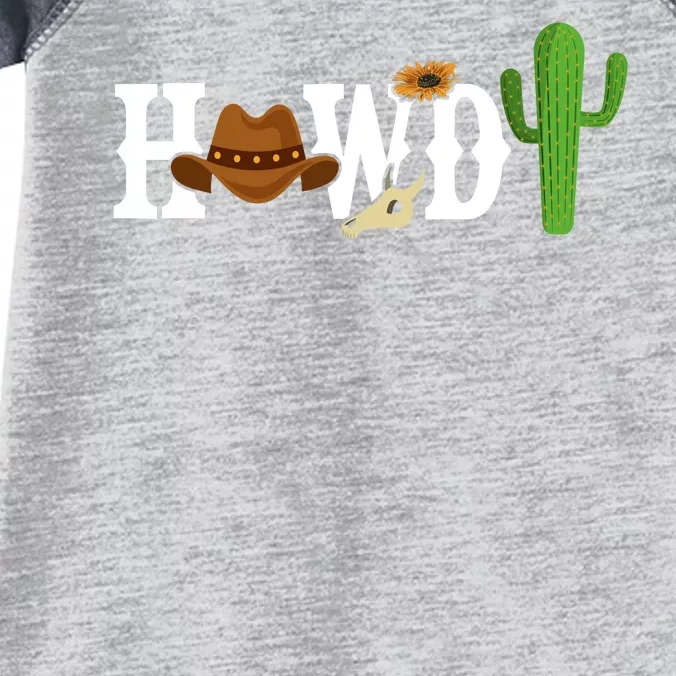 Howdy Cactus Country Infant Baby Jersey Bodysuit