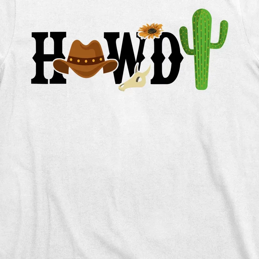 Howdy Cactus Country T-Shirt