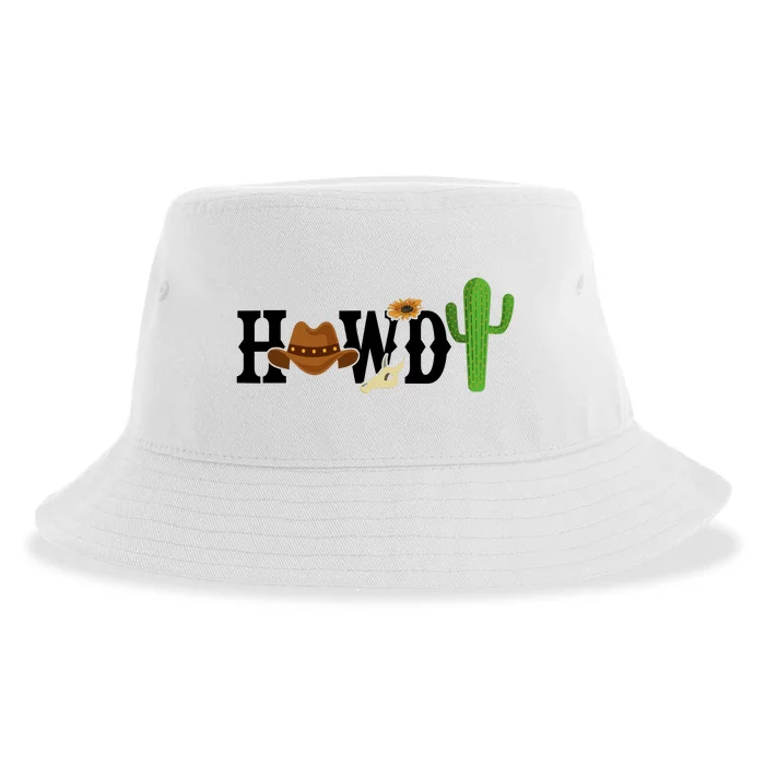 Howdy Cactus Country Sustainable Bucket Hat