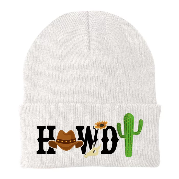 Howdy Cactus Country Knit Cap Winter Beanie