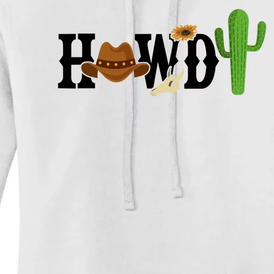 Howdy Cactus Country Women's Pullover Hoodie