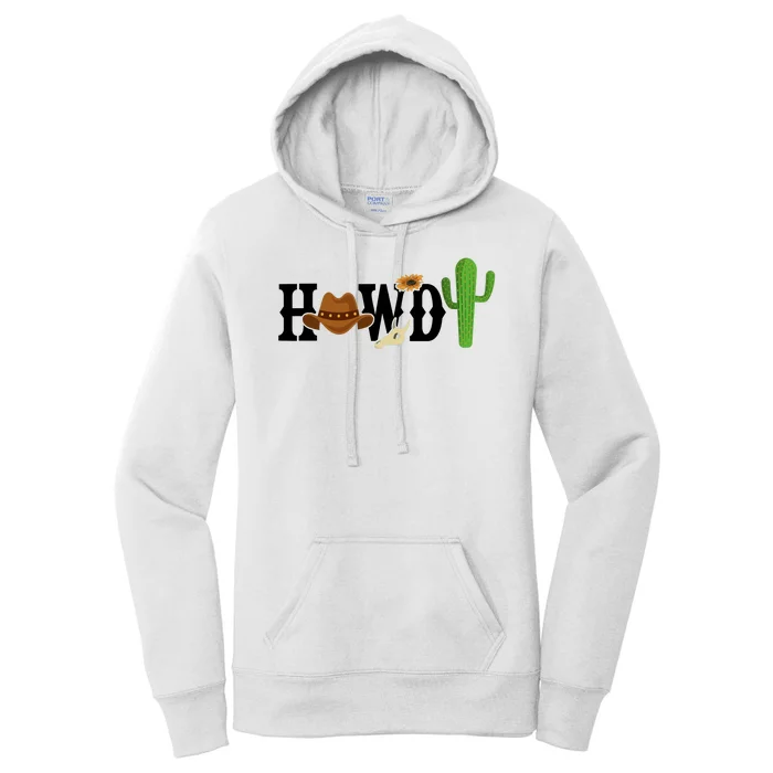 Howdy Cactus Country Women's Pullover Hoodie