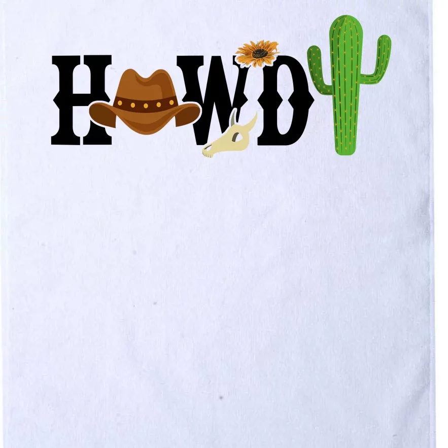 Howdy Cactus Country Platinum Collection Golf Towel